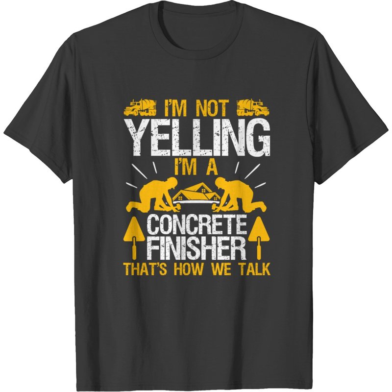 T-shirt Concrete Builders Concrete Finisher pour hommes — T-shirts pour hommes