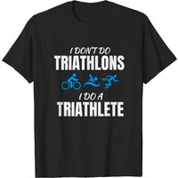 Je ne fais pas de triathlons, je fais un sport de triathlète - T-shirt pour hommes — T-shirts pour hommes