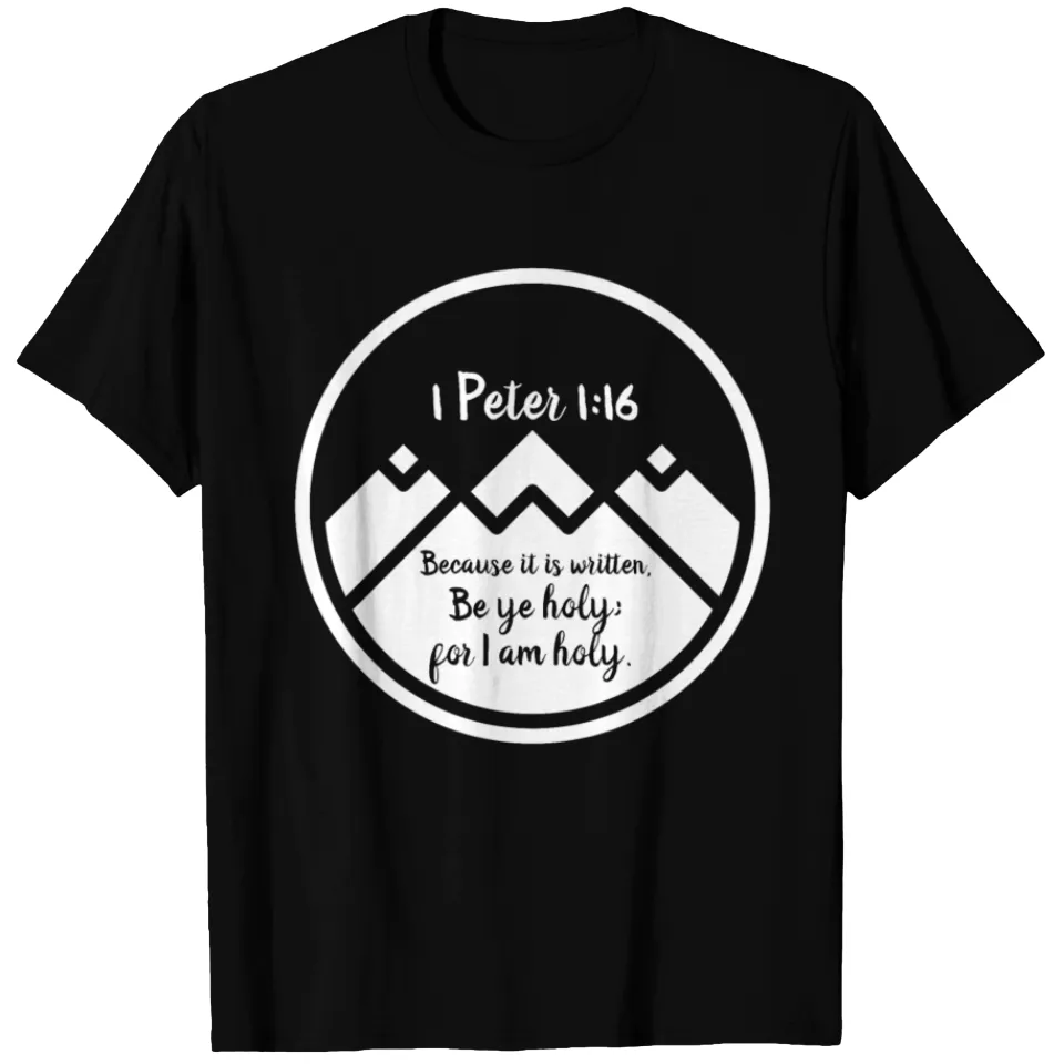 T-shirt pour hommes 1 Pierre 1:16 Soyez Saint Car Je Suis Saint — T-shirts pour hommes