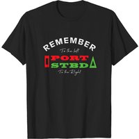T-shirt Port Starboard pour hommes en noir