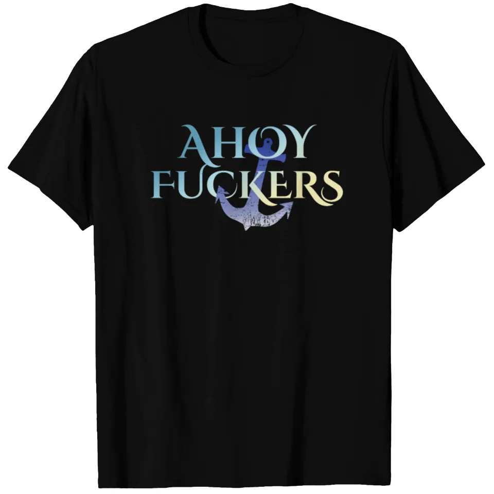 T-shirt Ahoi Fuckers Nasty Welcome pour hommes — T-shirts pour hommes