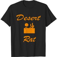 T-shirt Desert Rat pour hommes en noir