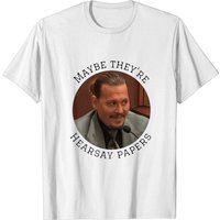 T-shirt Justice Pour Johnny Depp pour Hommes
