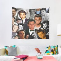 Johnny Depp Collage Tapestry