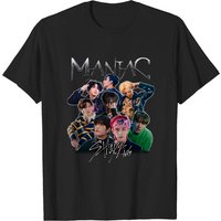 T-shirt StrayKids Kpop pour hommes en noir — T-shirts pour hommes