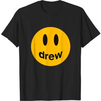 Drew Smiley Face Inspired Printed T-Shirt for Men — Mens T Shirts