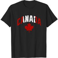 Canada Maple Leaf Flag T-Shirt for Men — Mens T Shirts