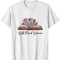 Well Read Woman Book Reader Shirt for Men