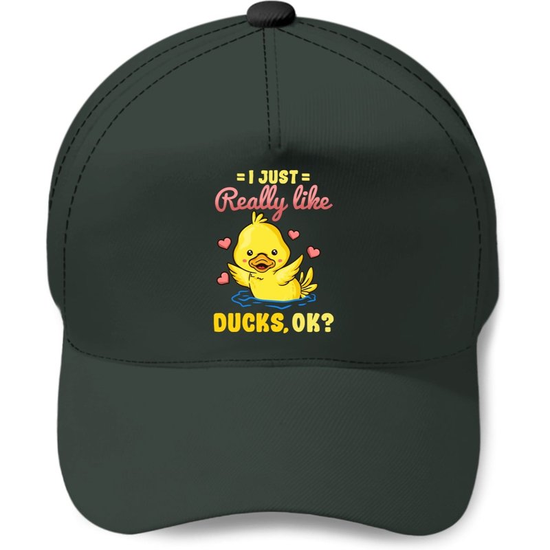 J'aime vraiment les canards Ok Casquette de canard mignonne — Casquette de baseball