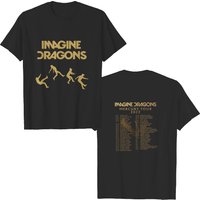 Imagine Dragons Mercury Tour 2022 Double Sided T-Shirt for Men — Mens T Shirts