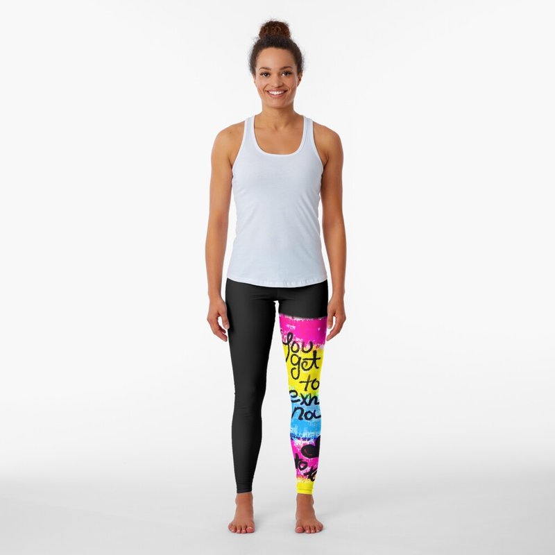 Leggings Pansexuels de la Série Exhale pour Femmes — Legging femme