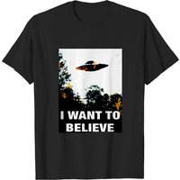 T-shirt The X Files I Want To Believe Poster pour hommes — T-shirts pour hommes