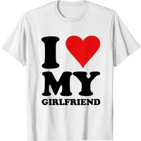 T-shirt I Love My Girlfriend pour hommes
