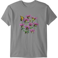 Tiger Swallowtail on Bee Balm Men's T-Shirt — Mens T Shirts