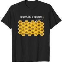 T-shirt Apiculture : Tableau Périodique des Éléments de Abeilles