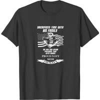 Proud Navy Mom T-Shirt for Men — Mens T Shirts