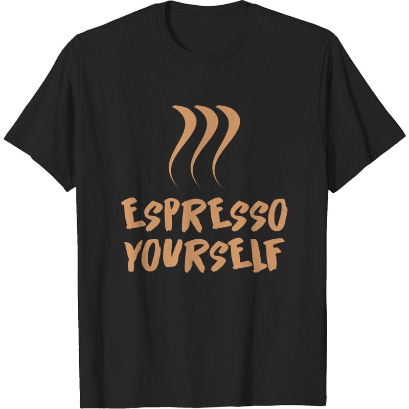 T-shirt Espresso Yourself pour hommes - Noir — T-shirts pour hommes