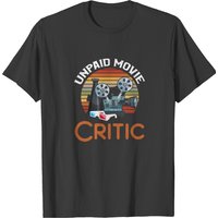 Unpaid Movie Critic Men's T-Shirt in Black — Mens T Shirts