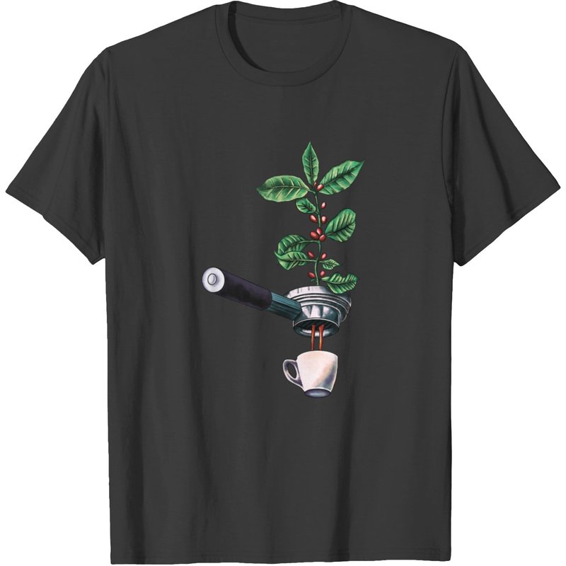 Coffee Plant T-shirt Espresso Barista for Men — Mens T Shirts