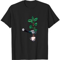 Coffee Plant T-Shirt for Men - Espresso Barista Design — Mens T Shirts