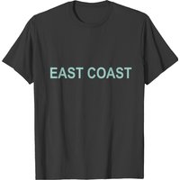 T-shirt East Coast pour hommes - Noir