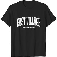 T-shirt Nyc Borough East Village Manhattan New York pour hommes — T-shirts pour hommes