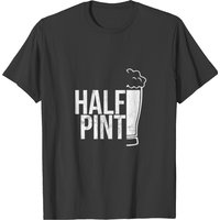 T-shirt assorti Daddy et Moi avec verre à bière Half Pint