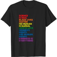 Science Is Real Black Lives Matter T-Shirt for Men — Mens T Shirts