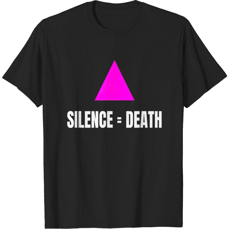 T-Shirt Silence Death pour hommes en noir — T-shirts pour hommes