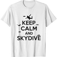 Skydive T-shirt Gardez Calme Et Skydive