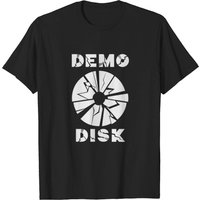 T-shirt Demo Disk pour hommes en noir