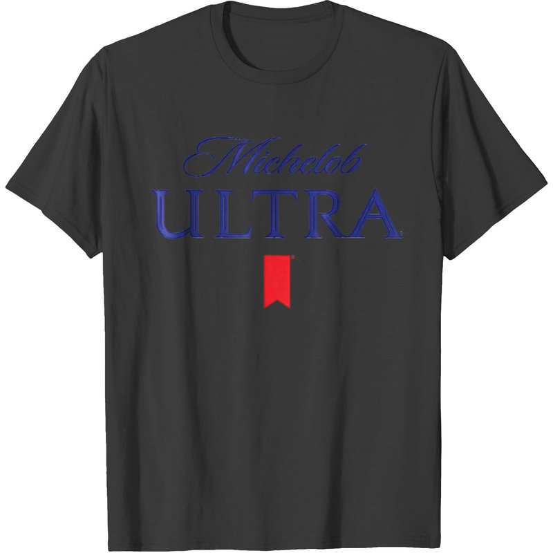 T-shirt Logo Michelob Ultra pour hommes - Noir — T-shirts pour hommes