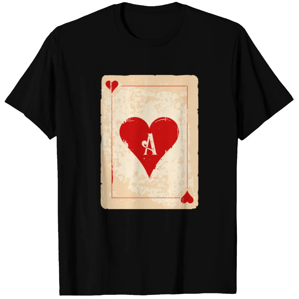 T-shirt ACE Heart pour hommes en noir — T-shirts pour hommes