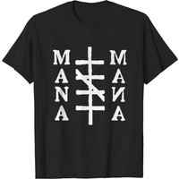 Mana Band Logo T-Shirt for Men in Black