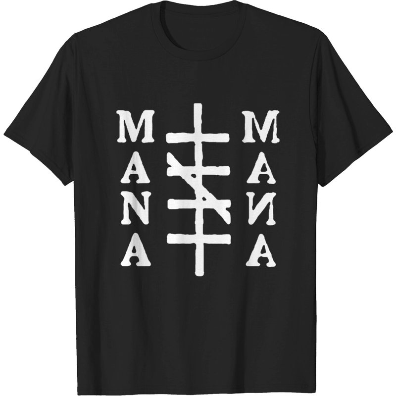 T-shirt Logo Mana Band pour Hommes en Noir — T-shirts pour hommes