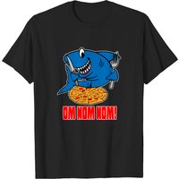 Great White Shark Pizza T-Shirt for Men