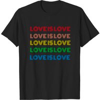 Love Is Love Men's T-Shirt in Black — Mens T Shirts