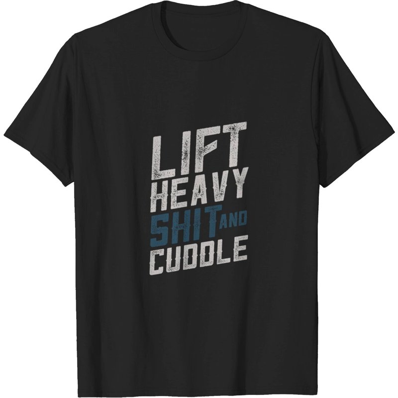 T-shirt Lift Heavy pour Hommes en Noir