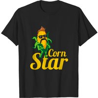T-shirt Funny Corn Star pour Hommes - Cadeau pour Agriculteurs de Maïs