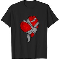 Broken Heart T-shirt for Men in Black — Mens T Shirts