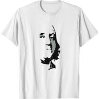 Ben Franklin Half Face T-shirt for Men — Mens T Shirts