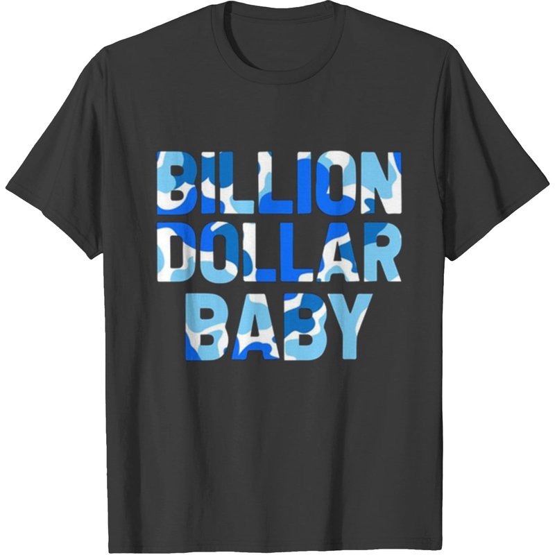 T-shirt camouflage bleu myrtille Billion Dollar Baby pour hommes