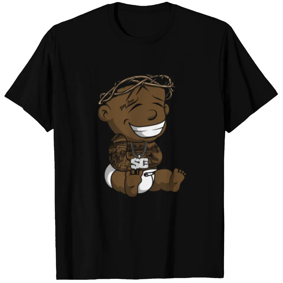 Baby Jesus Dababy T-Shirt for Men in Black — Mens T Shirts
