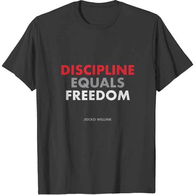 T-shirt Discipline Équivaut à Liberté pour Hommes