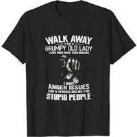 T-Shirt Walk Away I'm A Grumpy Old Lady pour Hommes — T-shirts pour hommes