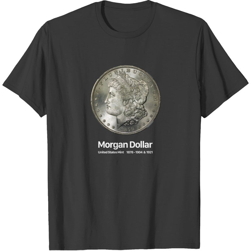 T-shirt Morgan Dollar Collection de Pièces pour Hommes — T-shirts pour hommes