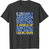 T-shirt pour hommes Christopher Hitchens - Idiotic Bliss