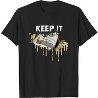 T-shirt Keep It 100 pour hommes en noir