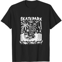 T-shirt Skate Park pour hommes en noir — T-shirts pour hommes