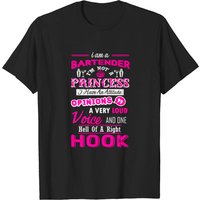 T-shirt Bartender pour hommes en noir — T-shirts pour hommes